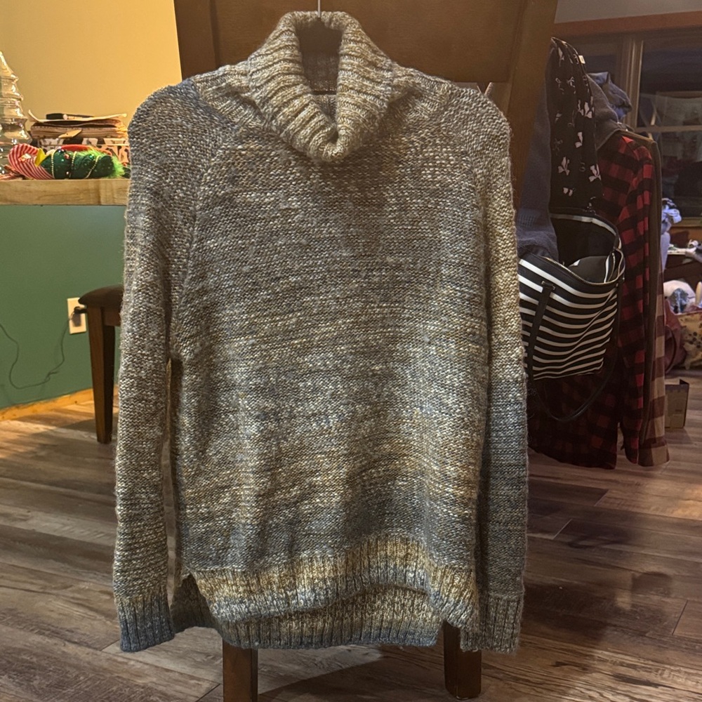 Prana Gray Knit Sweater Jacket